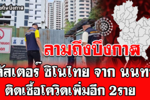 บึงกาฬ​ พบคลัสเตอร์ ซิโนไทยแคมป์คนงานก่อสร้าง เพิ่มอีก2ราย
